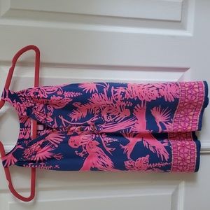 LILLY PULITZER SILK RACER BACK BLOUSE